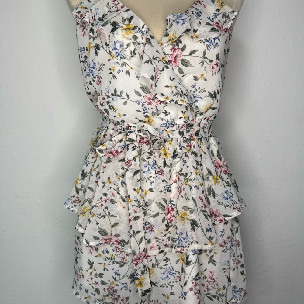 Floral Ruffle Jumpsuit